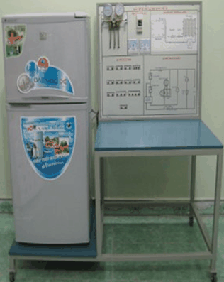 Bộ thực hành về tủ lạnh làm lạnh gián tiếp